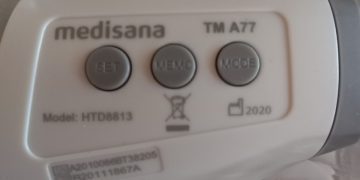 Hướng dẫn sử dụng máy đo nhiệt hồng ngoại medisana